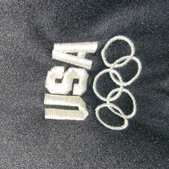 USA Olympic Committee Jacket. Made in USA.  Size 2XL. Full-zip. Navy Blue - Picture 2 of 5